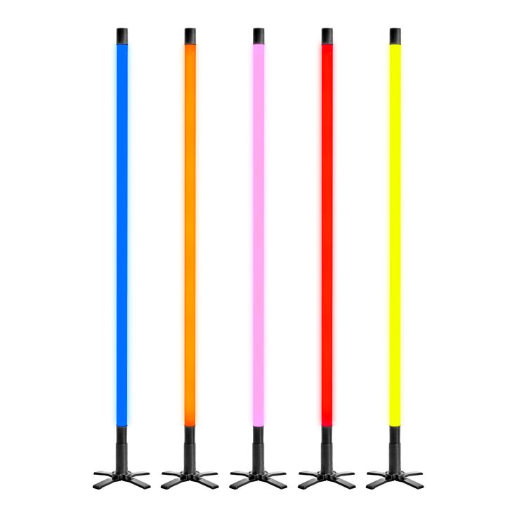 neon tube light stand